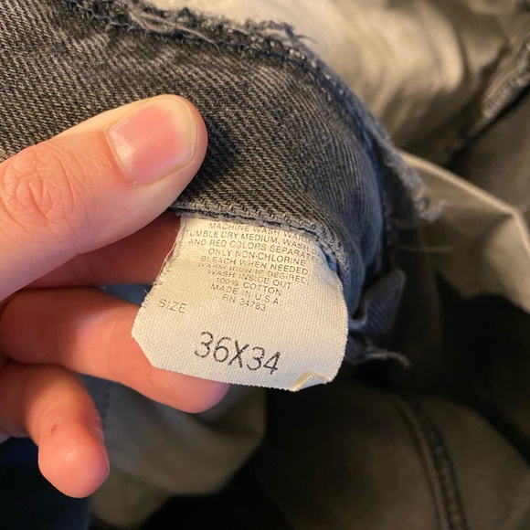 Vintage Lee Painted Jeans 36x34 - Picture 4 of 6